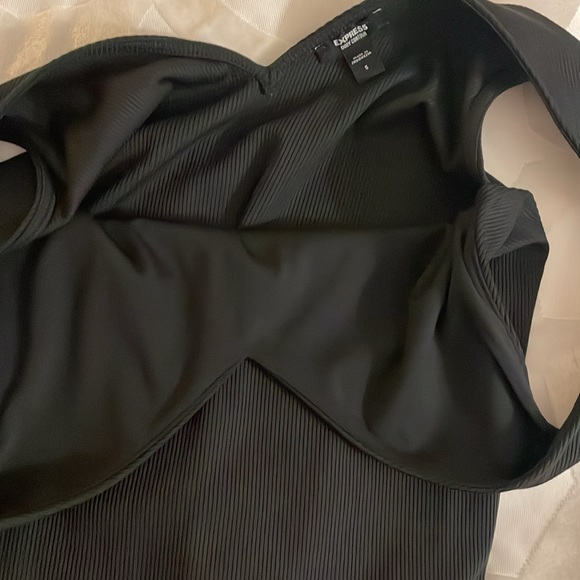 Express Body Contour High Compression Double V-Neck Bodysuit size small - Picture 7 of 7